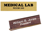 Engraved Desk Nameplates, Engraved Desk Signs, Engraved Plastic Signs, Engraved Plastic Wall Signs, Engraved Plastic Corridor Signs